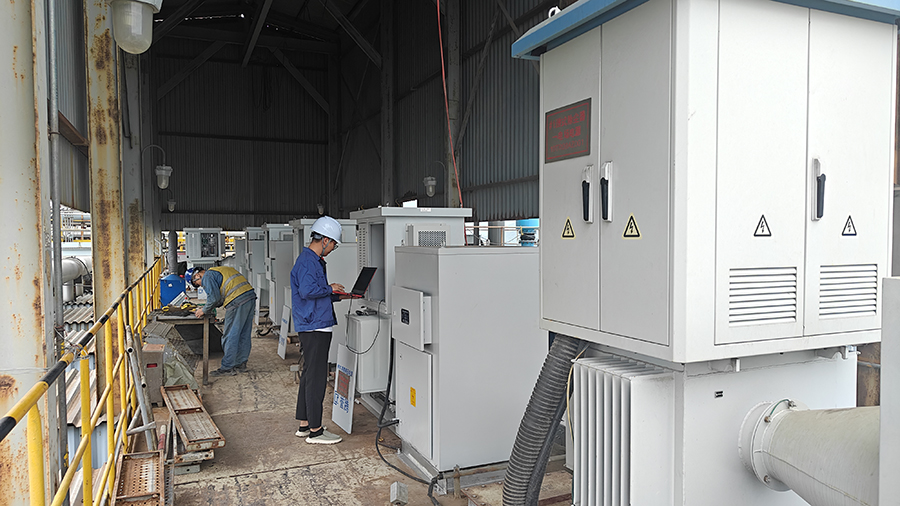 中國華電-石家莊某電廠  二期濕電六電場高頻電源改造